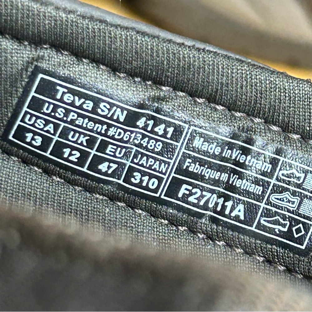 Teva minam brown strappy sandals - Picture 8 of 8